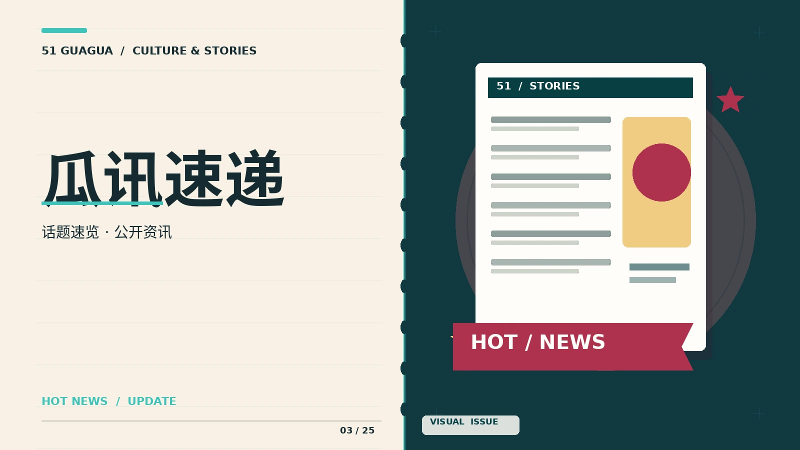 焦点快报专题视觉